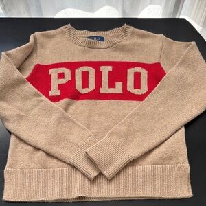 Polo by Ralph Lauren Camel Knit Sweater